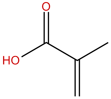 Image of 2-methyl-2-propenoic acid