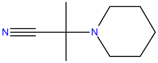 Image of 2-methyl-2-(piperidin-1-yl)propanenitrile