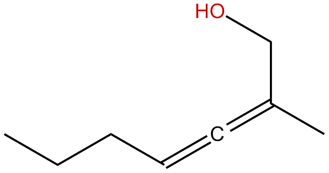 Image of 2-methyl-2,3-heptadien-1-ol