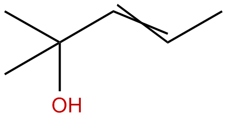 Image of 2-methyl-3-pentene-2-ol