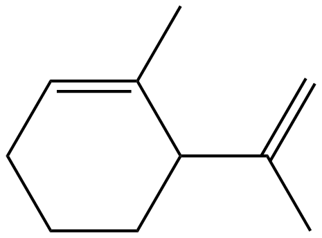 Image of 2-methyl-3-(1-methylethenyl)cyclohexene
