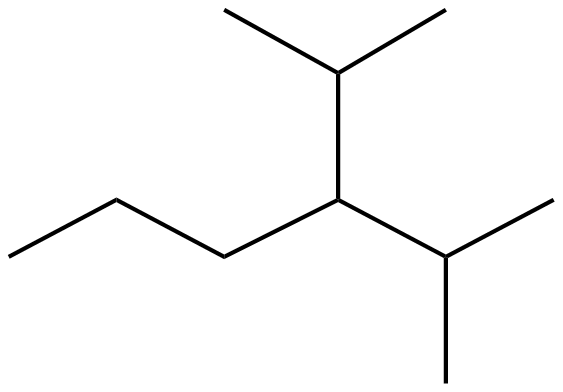Image of 2-methyl-3-(1-methylethyl)hexane