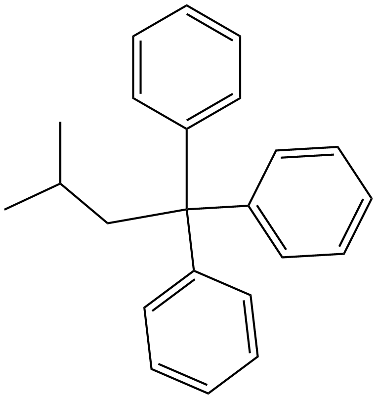 Image of 2-methyl-4,4,4-triphenylbutane