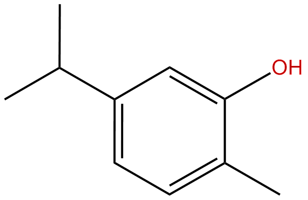 Image of 2-methyl-5-(1-methylethyl)phenol