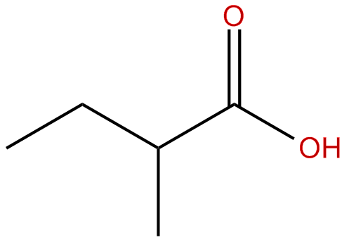 Image of 2-methylbutanoic acid