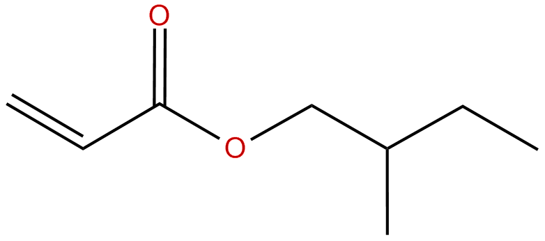 Image of 2-methylbutyl 2-propenoate