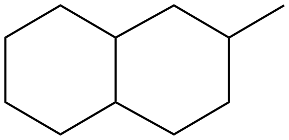 Image of 2-methyldecalin, isomer not specified