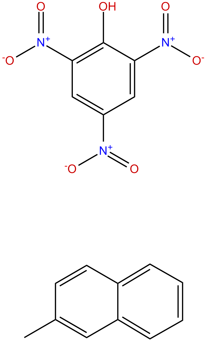 Image of 2-methylnaphthalene, compd. with 2,4,6-trinitrophenol (1:1)
