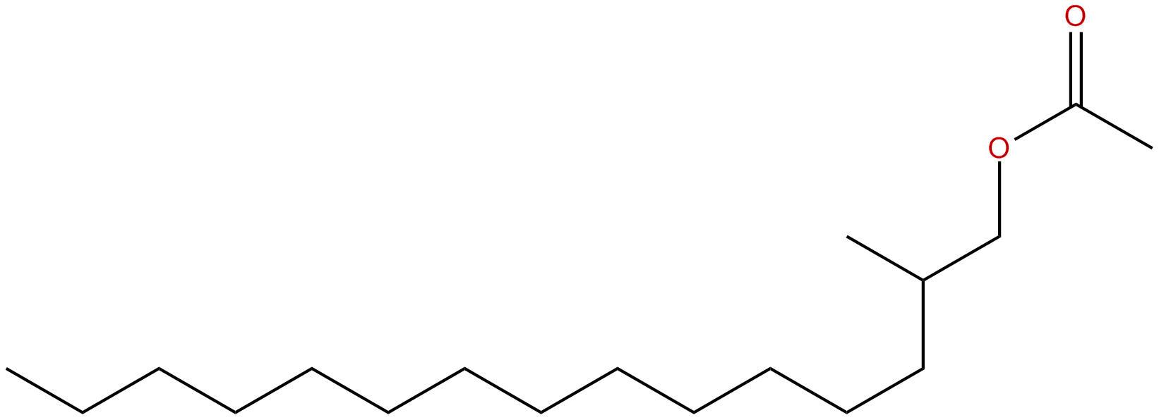 Image of 2-methylpentadecyl ethanoate