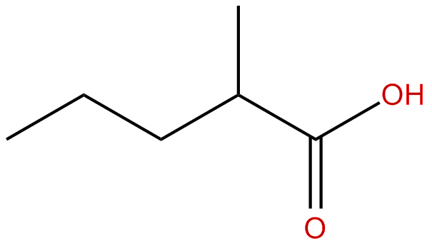 Image of 2-methylpentanoic acid