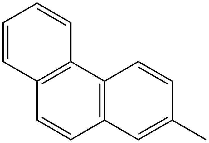 Image of 2-methylphenanthrene