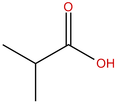 Image of 2-methylpropanoic acid