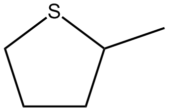 Image of 2-methylthiacyclopentane