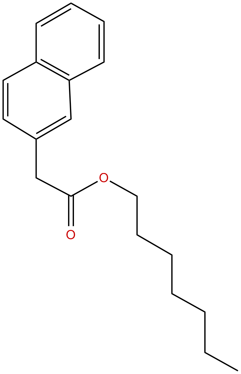 Image of 2-naphthaleneacetic acid, heptyl ester