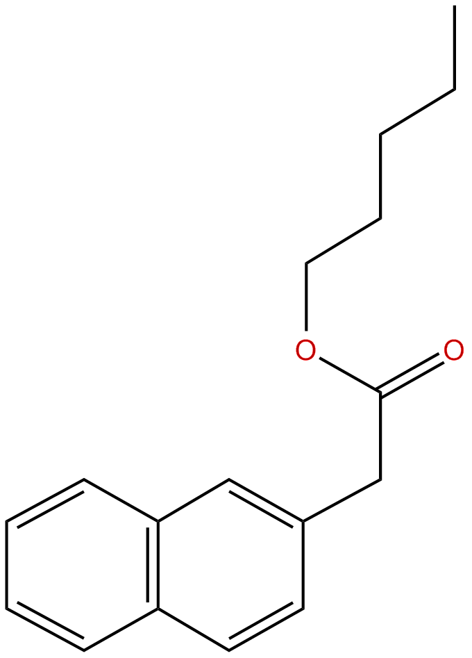Image of 2-naphthaleneacetic acid, pentyl ester