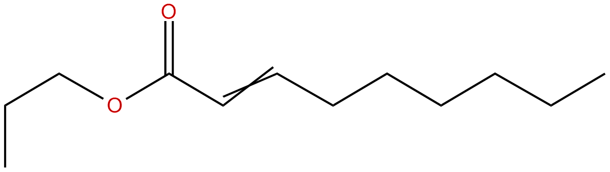 Image of 2-nonenoic acid, propyl ester