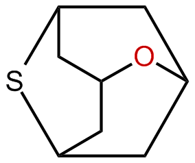 Image of 2-oxa-6-thiatricyclo[3.3.1.13,7]decane