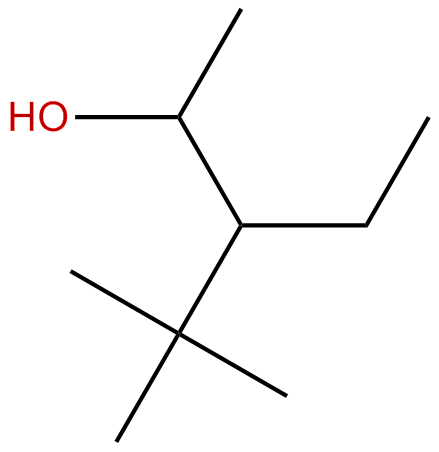 Image of 2-pentanol, 3-ethyl-4,4-dimethyl-