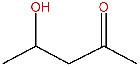Image of 2-pentanone, 4-hydroxy-