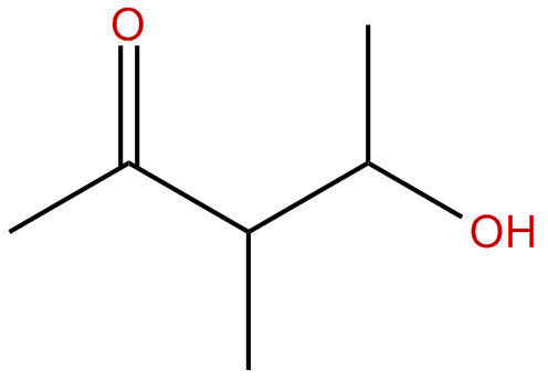 Image of 2-pentanone, 4-hydroxy-3-methyl-