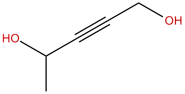 Image of 2-pentyne-1,4-diol