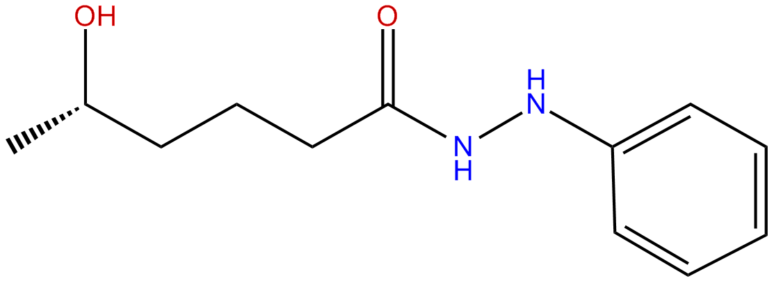 Image of 2-phenylhydrazide (S)-5-hydroxyhexanoic acid