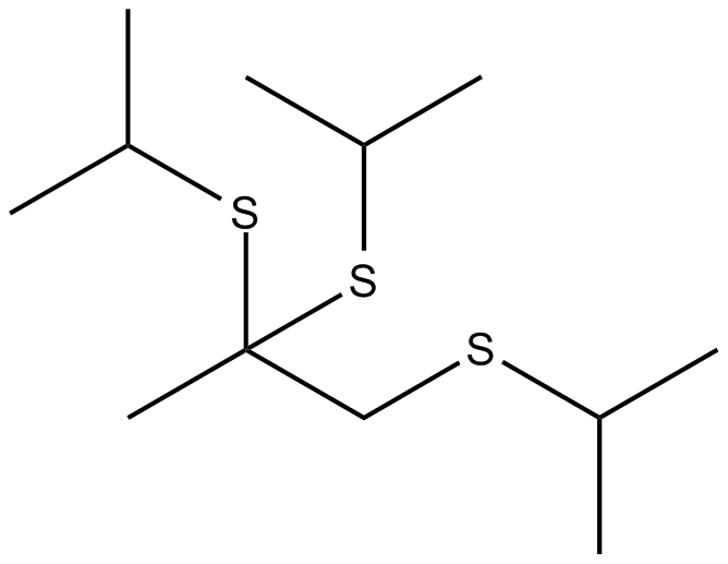Image of 2-Propanone, 1-(isopropylthio)-, diisopropyl mercaptole (8Cl)