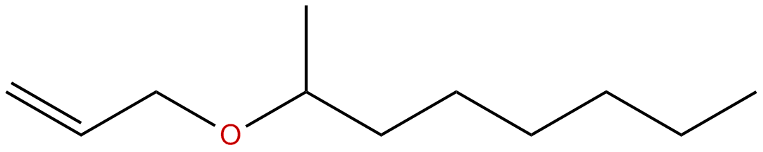 Image of 2-propenyl 1-methylheptyl ether
