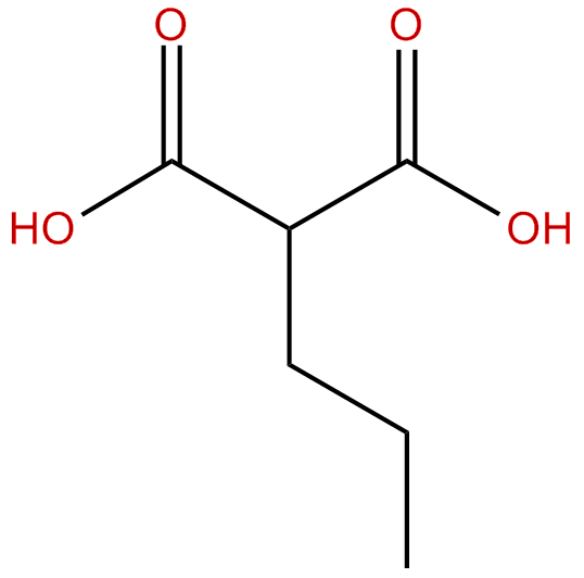 Image of 2-propylmalonic acid