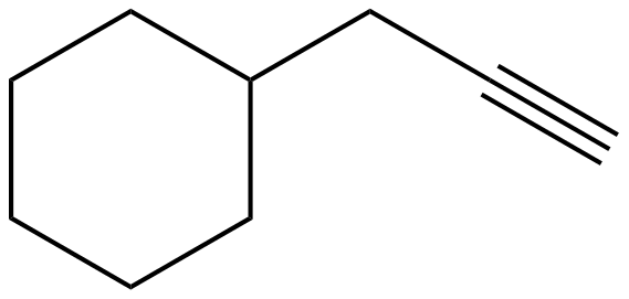 Image of 2-propynylcyclohexane