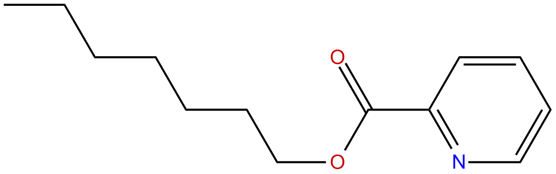 Image of 2-pyridinecarboxylic acid, heptyl ester
