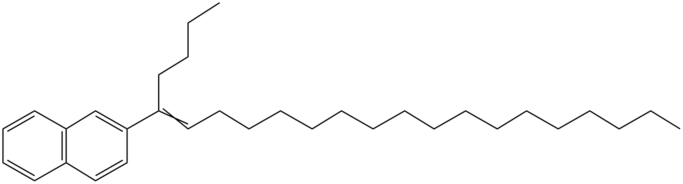 Image of 2-(1-butyl-1-octadecenyl)naphthalene