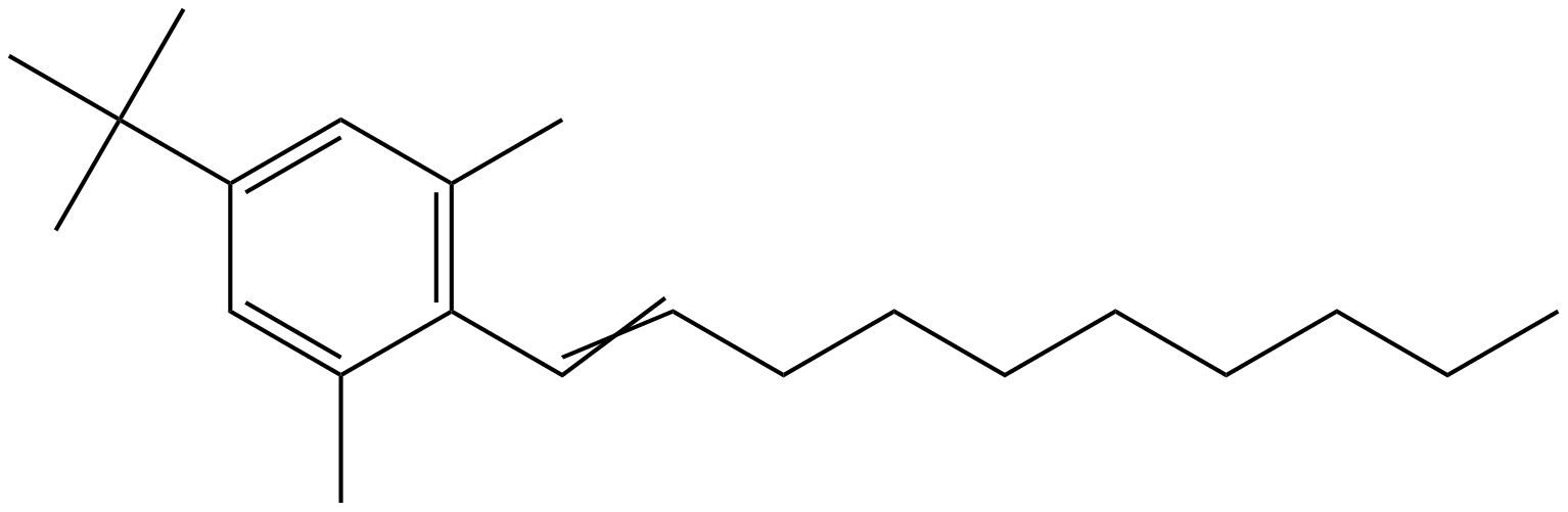 Image of 2-(1-decenyl)-1,3-dimethyl-5-(1,1-dimethylethyl)benzene