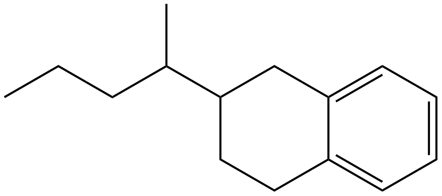 Image of 2-(1-methylbutyl)-1,2,3,4-tetrahydronaphthalene