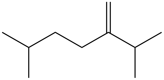 Image of 2-(1-methylethyl)-5-methyl-1-hexene