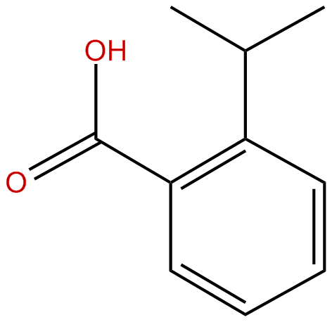 Image of 2-(1-methylethyl)benzoic acid