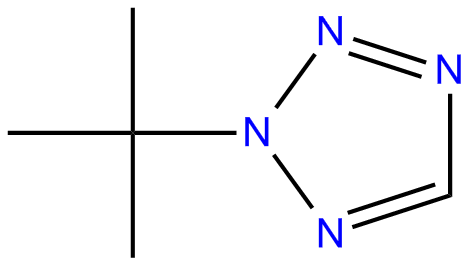 Image of 2-(1,1-dimethylethyl)-2H-tetrazole