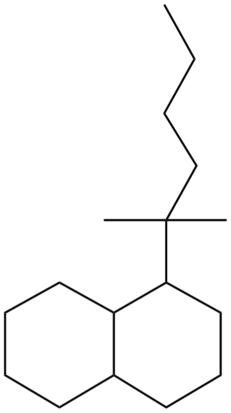 Image of 2-(1,1-dimethylpentyl)bicyclo[4.4.0]decane