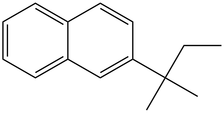 Image of 2-(1,1-dimethylpropyl)naphthalene