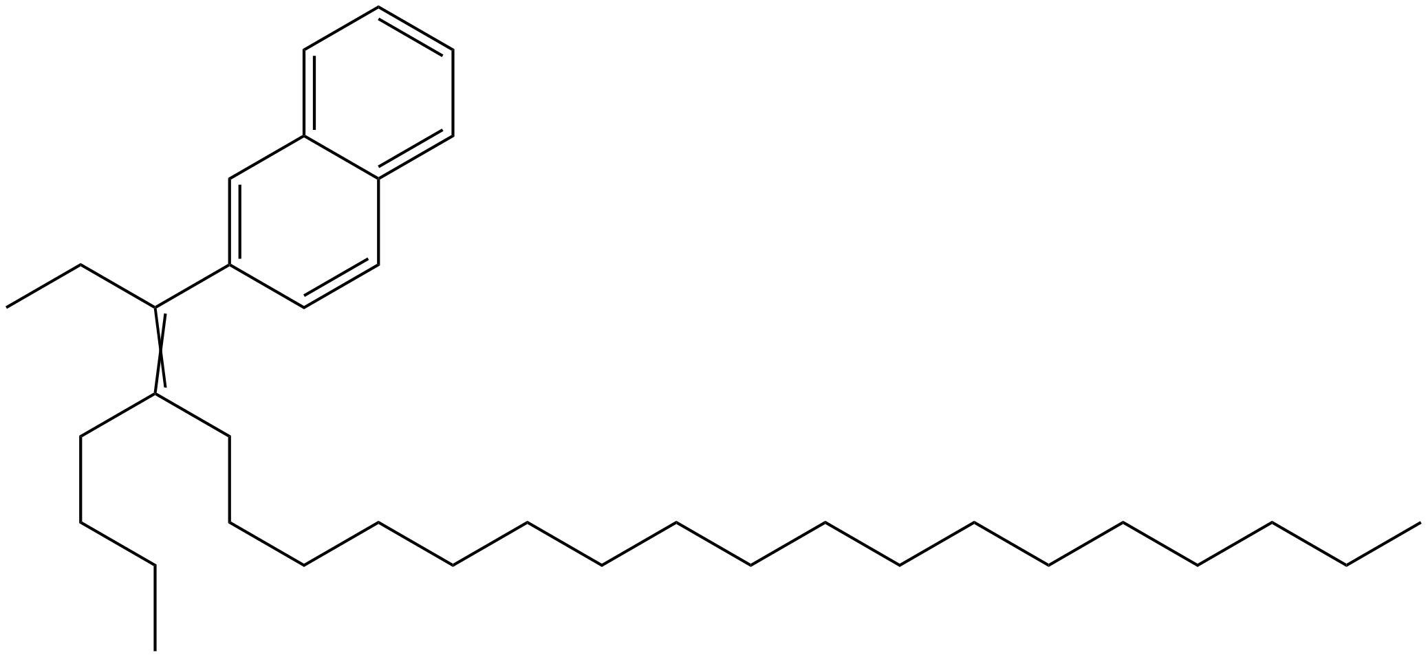 Image of 2-(2-butyl-1-ethyl-1-eicosenyl)naphthalene