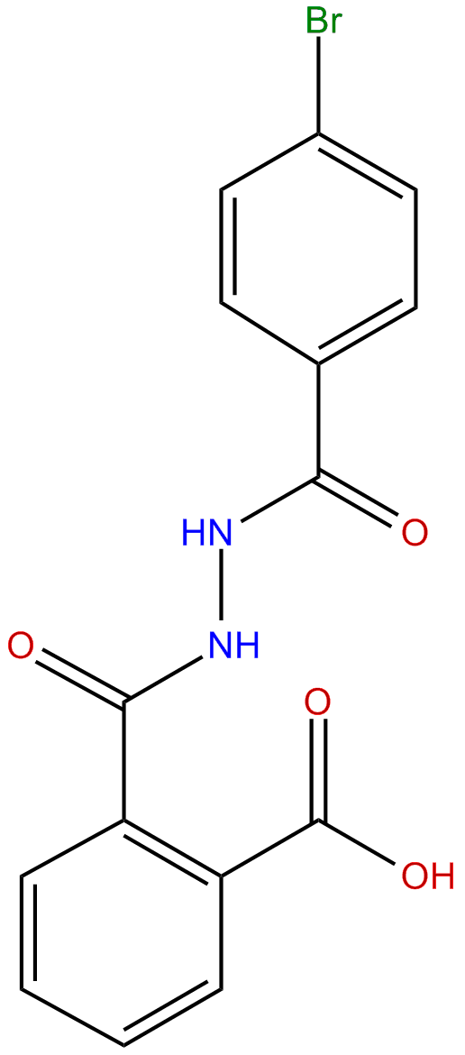 Image of 2-(2-(4-bromobenzoyl)hydrazinecarbonyl)benzoic acid