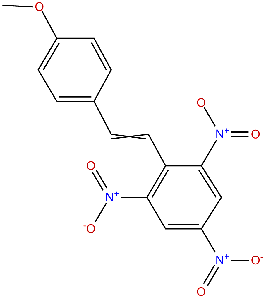 Image of 2-(2-(4-methoxyphenyl)ethenyl)-1,3,5-trinitrobenzene