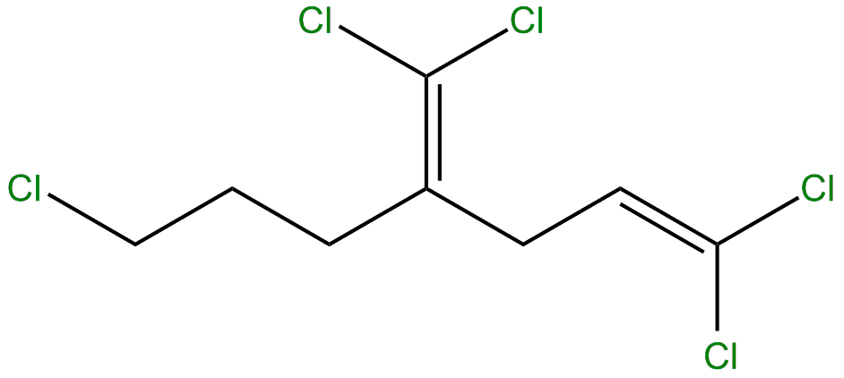 Image of 2-(3-chloropropyl)-1,1,5,5-tetrachloro-1,4-pentadiene