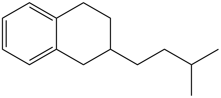 Image of 2-(3-methylbutyl)-1,2,3,4-tetrahydronaphthalene