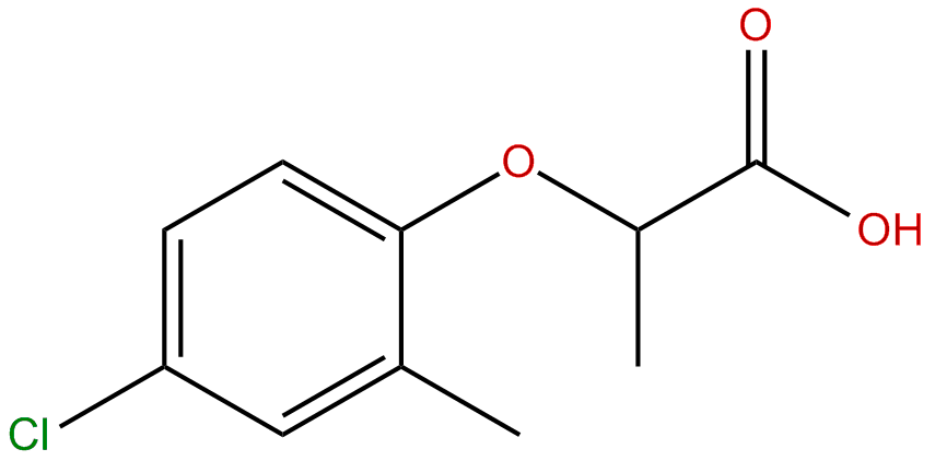 Image of 2-(4-chloro-2-methylphenoxy)propanoic acid