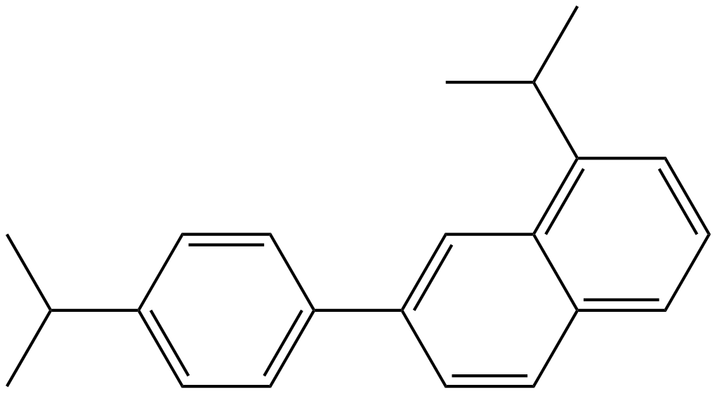 Image of 2-[4-(1-methylethyl)phenyl]-8-(1-methylethyl)naphthalene