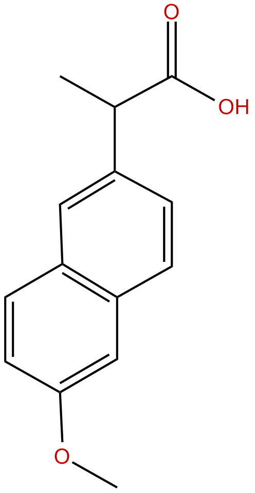Image of 2-(6-methoxy-2-naphthyl)propionic acid