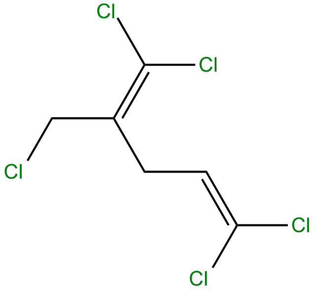 Image of 2-(chloromethyl)-1,1,5,5-tetrachloro-1,4-pentadiene
