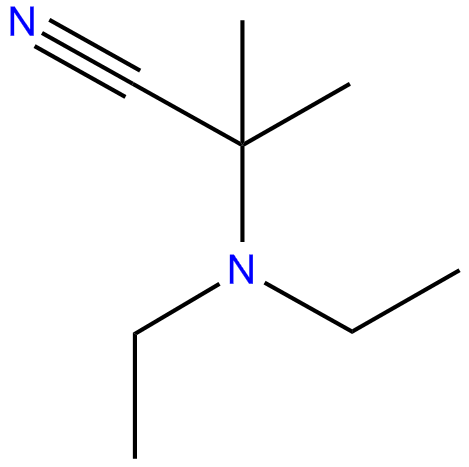 Image of 2-(diethylamino)-2-methylpropionitrile