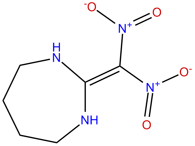 Image of 2-(dinitromethylene)-1,3-diazacycloheptane